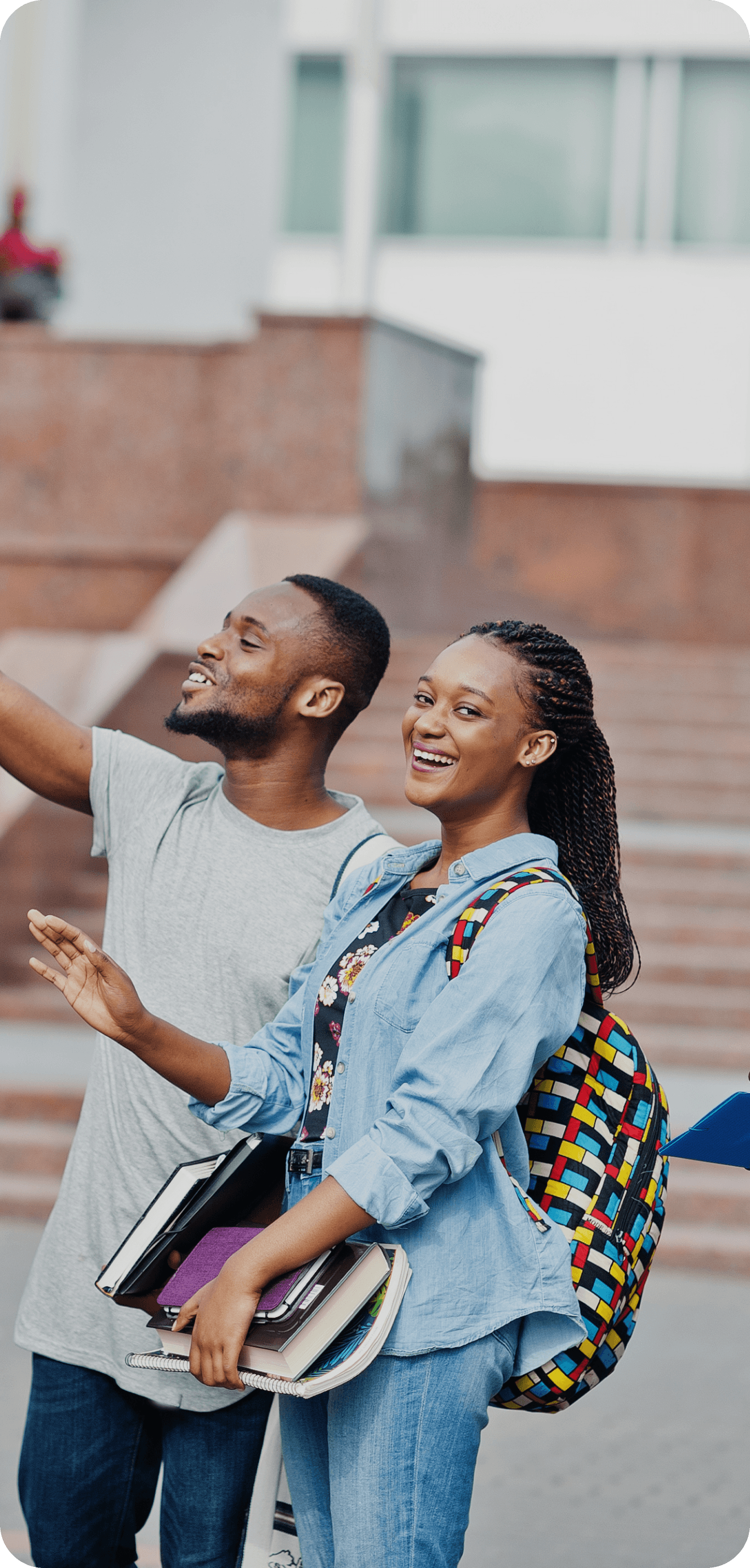 Group of students celebrating success